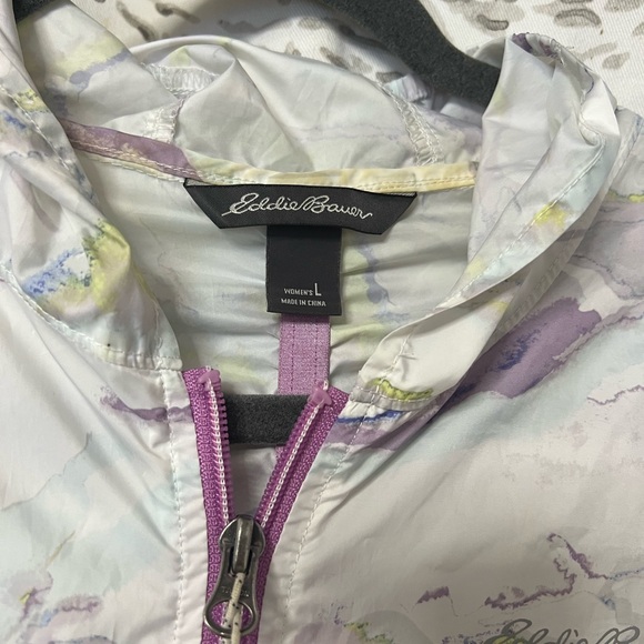 Eddie Bauer Women's Purple and Yellow Ski Jacket or Rain Jacket - Picture 3 of 7
